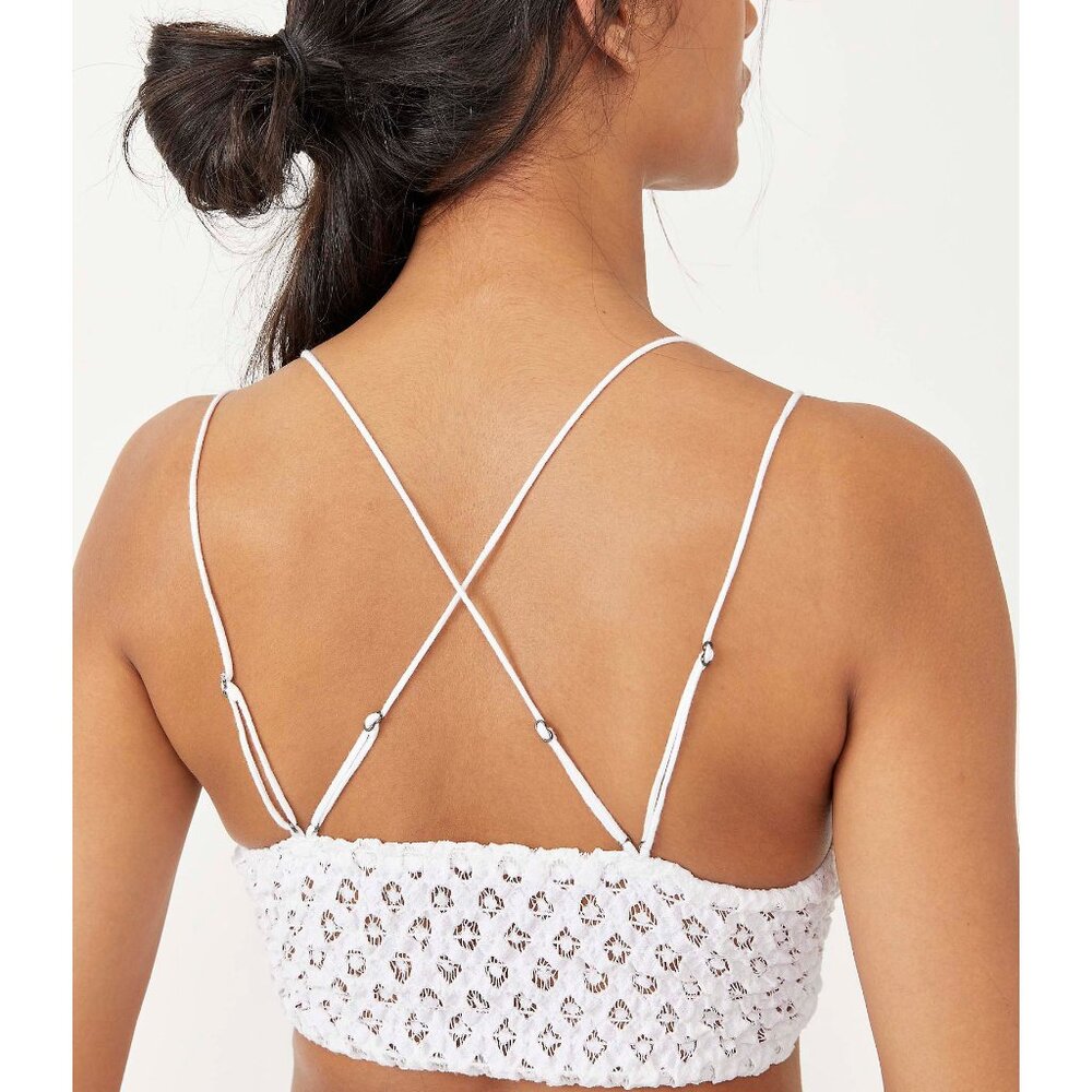 NWT FREE PEOPLE Adella Bralette / White - Picture 4 of 5